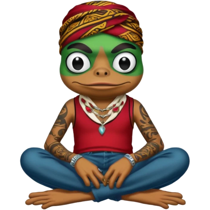 mach mir pepe emotes für twitch im chicano style emoji