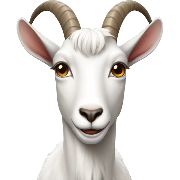 Goat blue eyes emoji