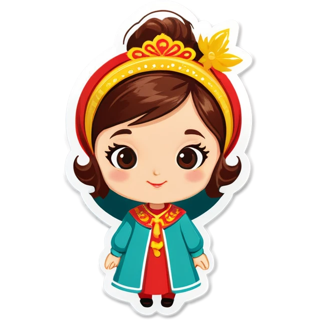 Девушка в серьгах emoji