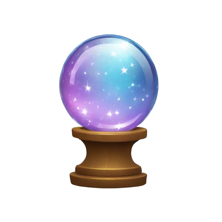 crystal ball sparkles emoji