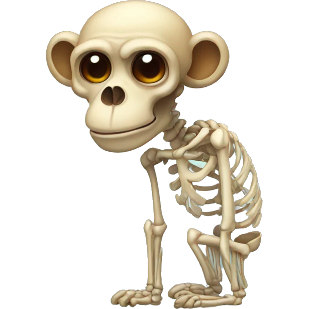 monkey skeleton emoji