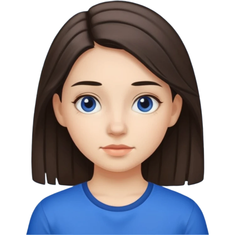 Azulgrana remera niña emoji