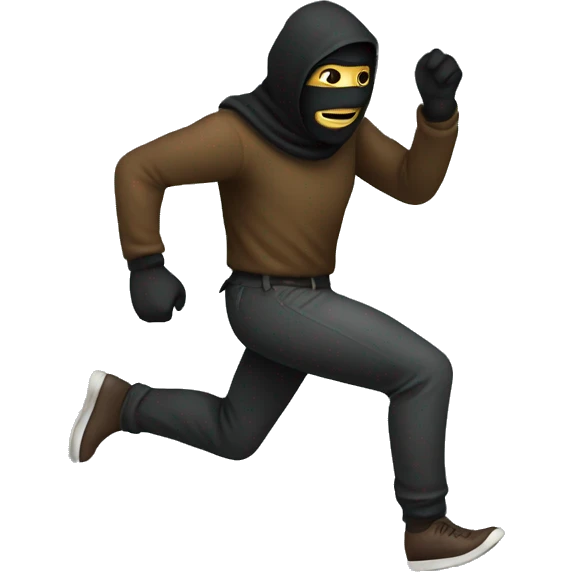 maskedthief running emoji