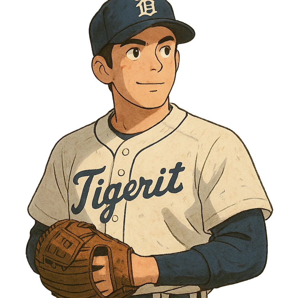 Detroit Tigers baseball player emoji