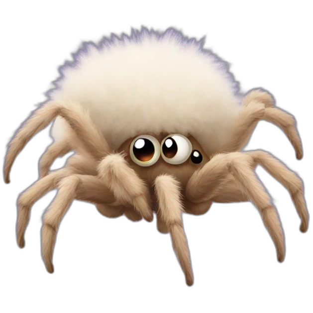 Fluffy spider emoji
