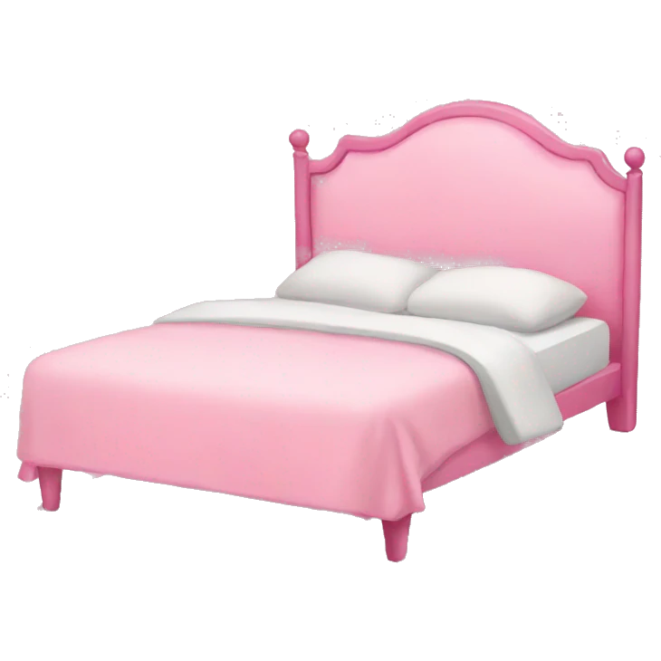 pink bed  emoji