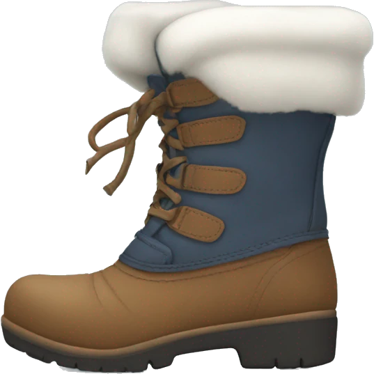 Cute easthetic winter boots emoji