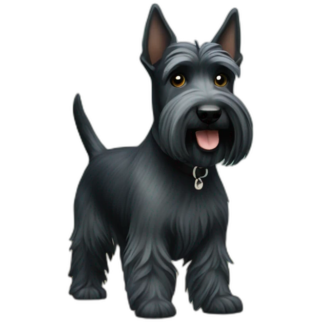 scottish-terrier-dog-walking emoji