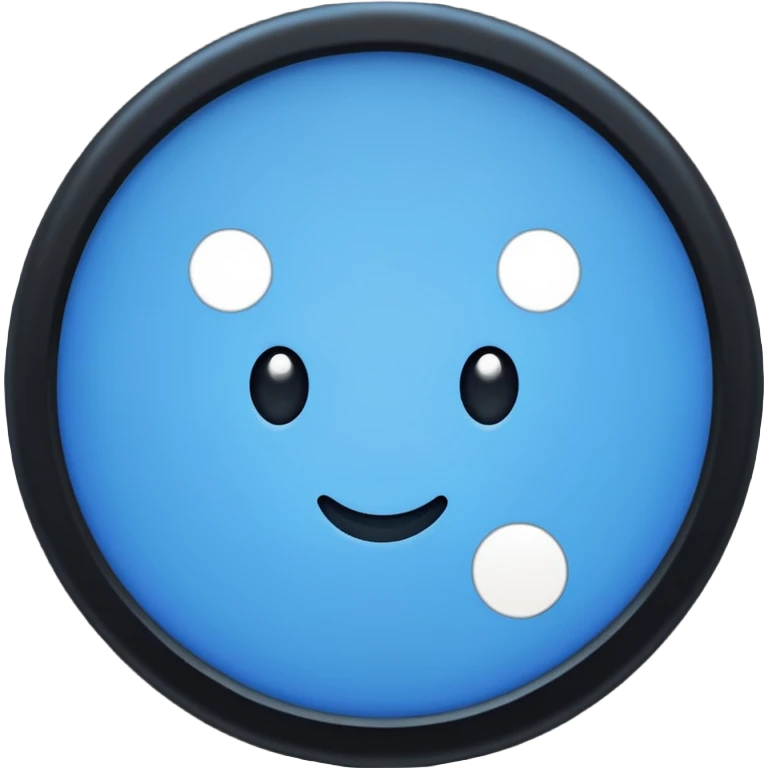 Mavi noktanin icinde bir tik emoji