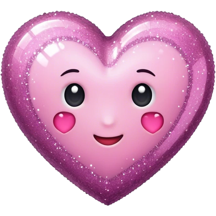 glitter heart emoji