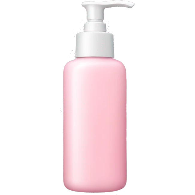 Light pink lotion bottle emoji