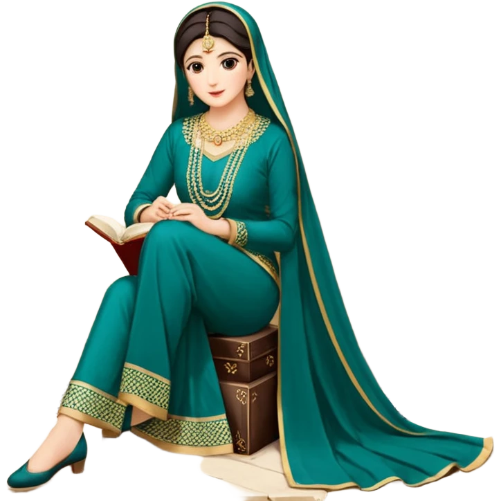 یک پرچم که بالاش سبز و پایینش قرمز و وسطش سفید به همراه نماد خورشید emoji