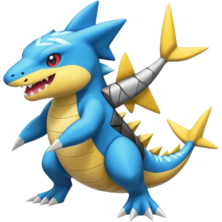 Zeraora-Sharpedo-Totodile-Gible-Ampharos-fusion emoji