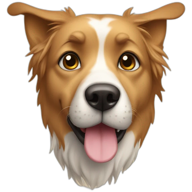 Chien qui fait coucou  emoji