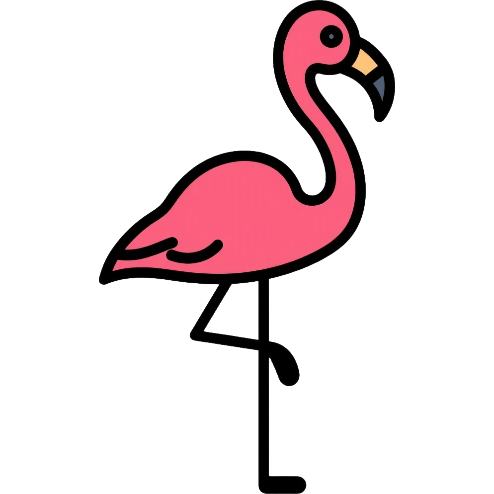flamingo emoji