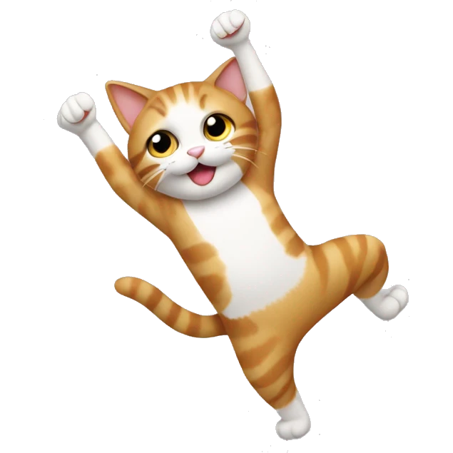 cat doing cartwheel   emoji