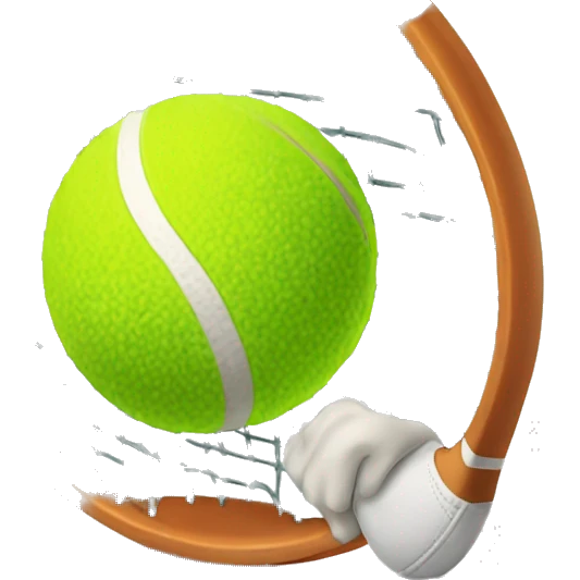 scratching tenis ball emoji
