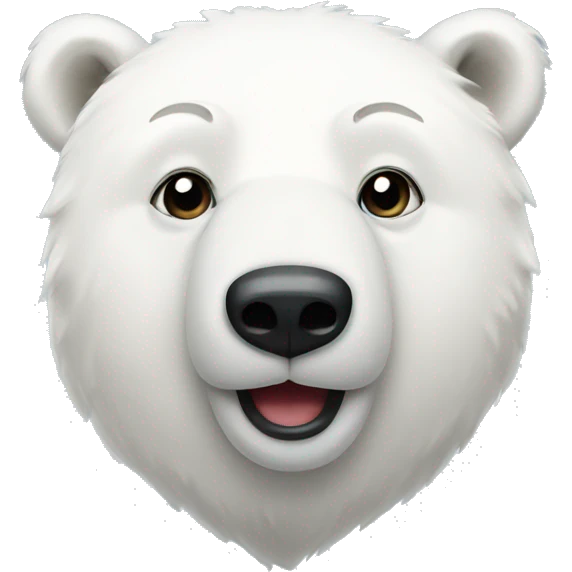 polar bear with heart eyes emoji