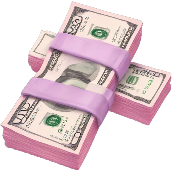 pink money emoji