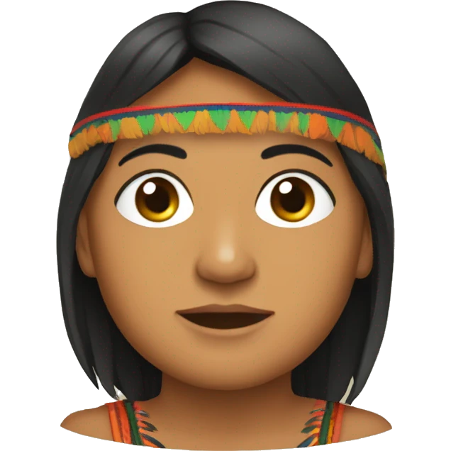 indigena boliviana  emoji