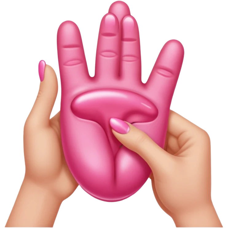 two fingers in a vagina emoji