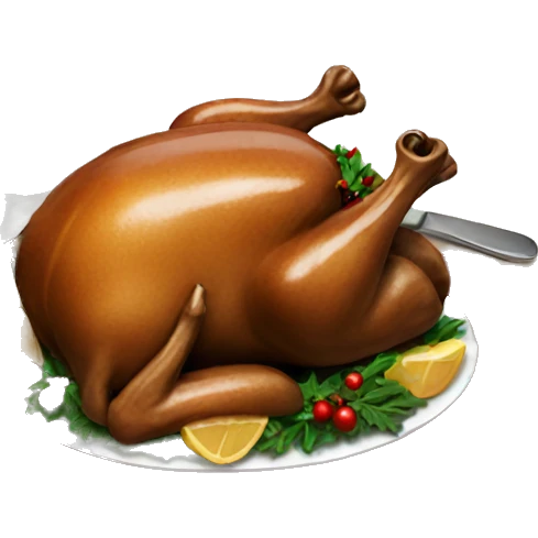 Christmas dinner emoji