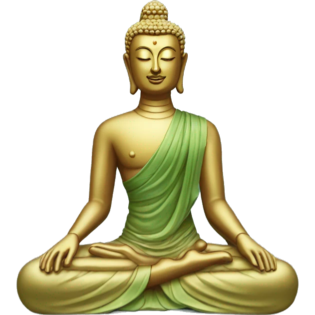 buddha d'émeraude emoji