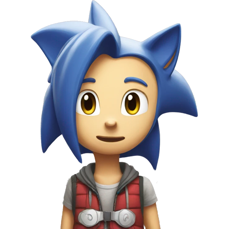 Sonic cute emoji