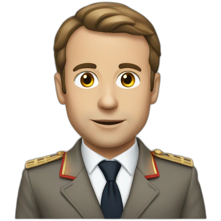 Macron sur emoji