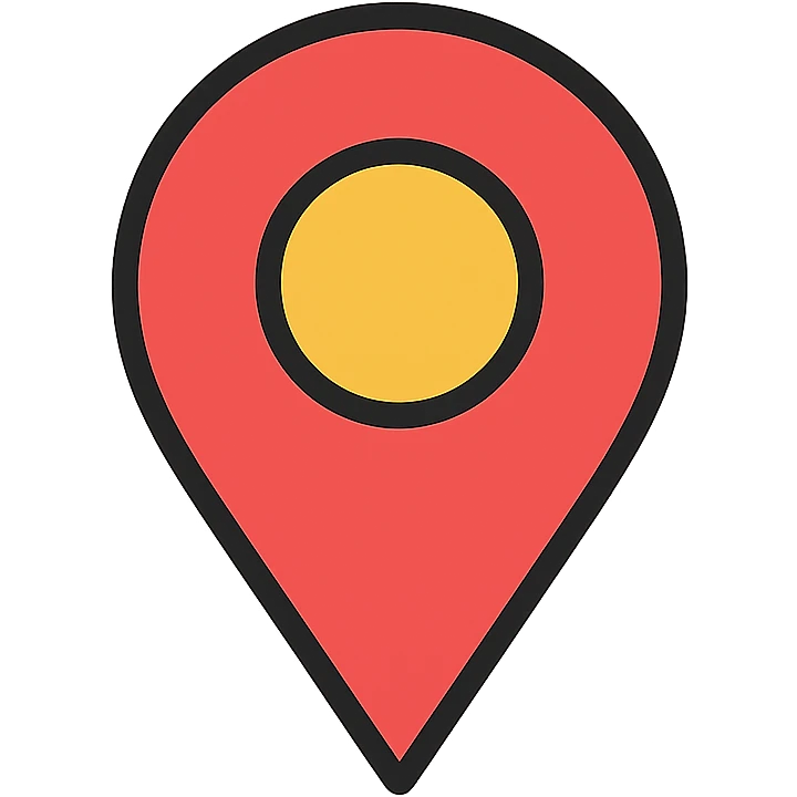 Location pin marker for maps emoji