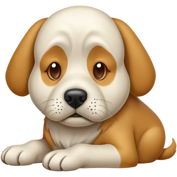 I want a dog that looks like he’s on his last legs emoji
