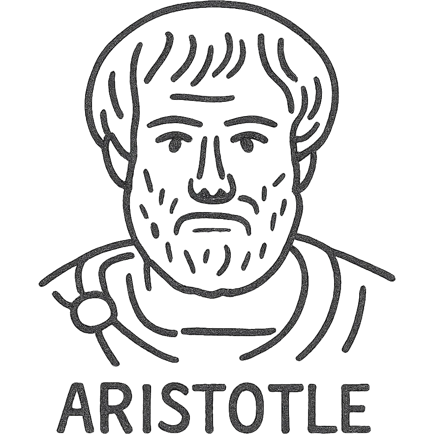a portrait of aristotle emoji