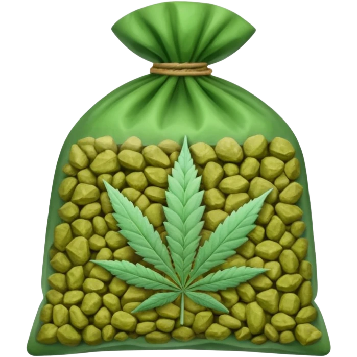 Weed pound baggie  emoji