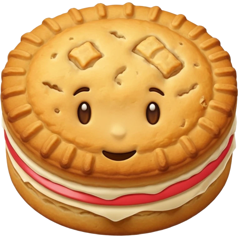 one biscuit emoji