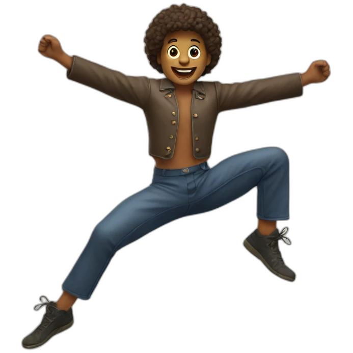 Jumping jack emoji