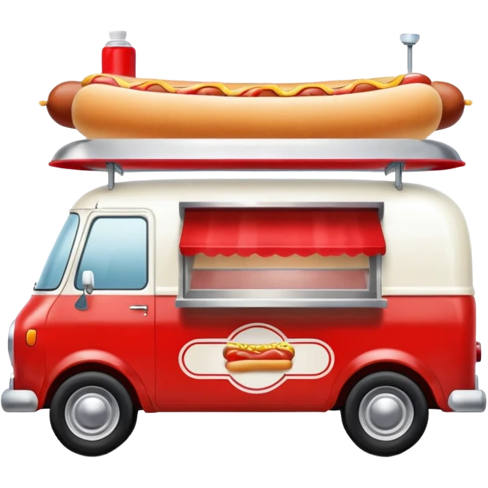 Hot dog van🚐 emoji