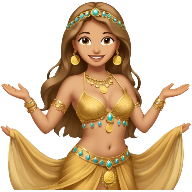 naked bellydancer with boobs bigger than her head emoji