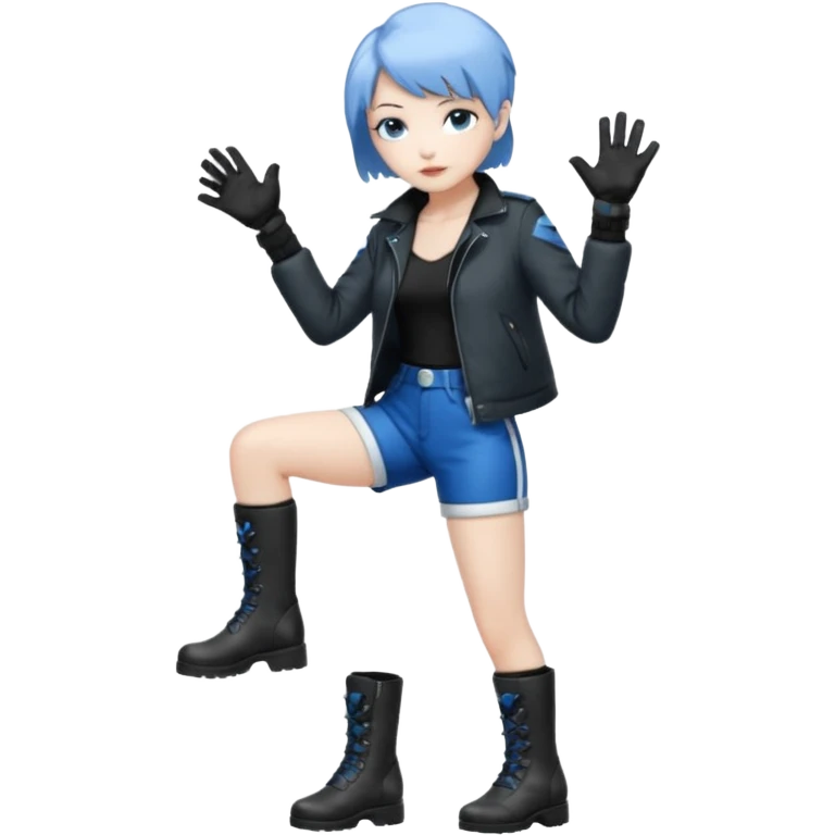 Silver wolf from Honkai star rail emoji