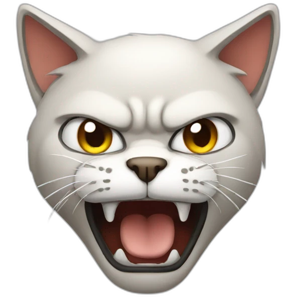 Angry cat  emoji