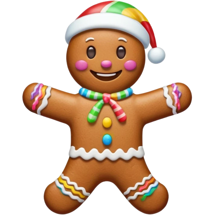 Mosolygós mézeskalács  emoji