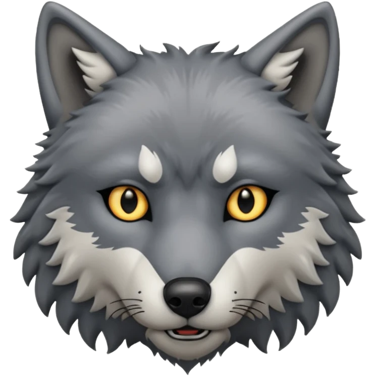 Wolf face emoji