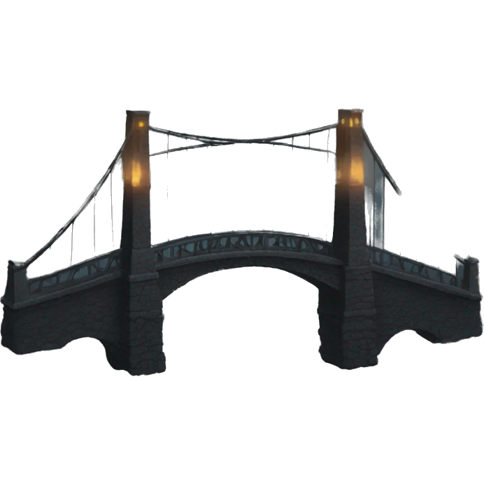 A Bridge into a dark abyss emoji