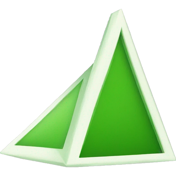 green triangle emoji