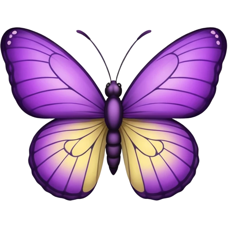 Borboleta roxa emoji