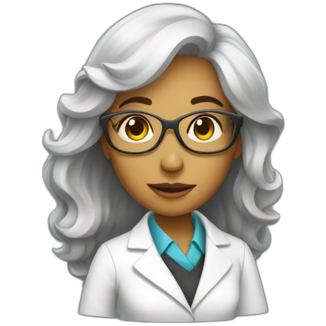 mulher cientista emoji