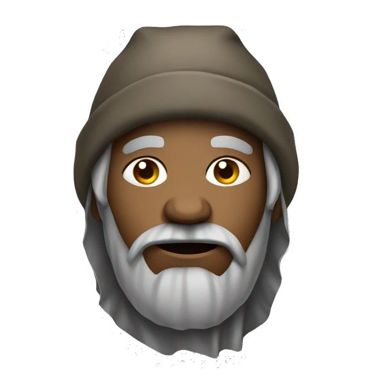 homeless beggar emoji