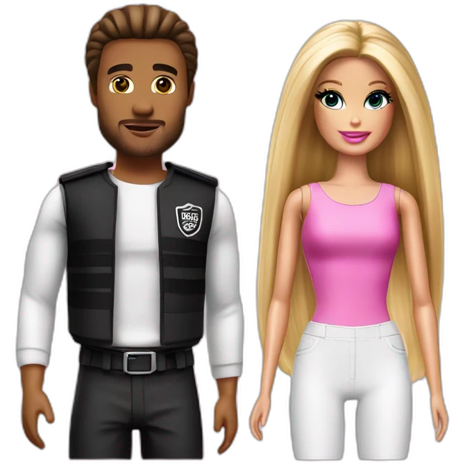 barbie and prisoner emoji