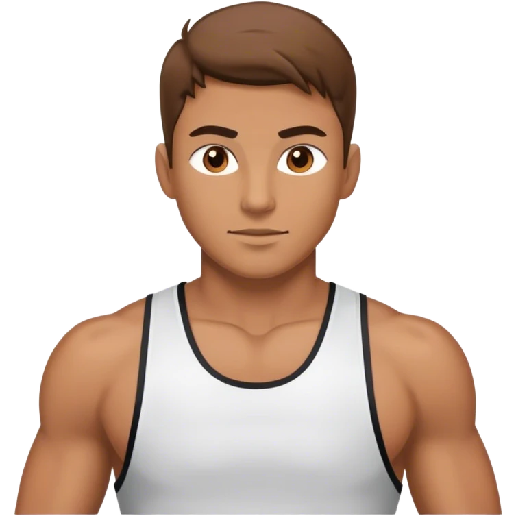 athletic guy in atheletes clothing emoji
