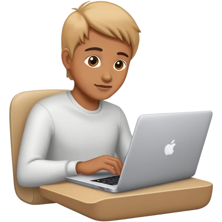 person working on laptop computer emoji