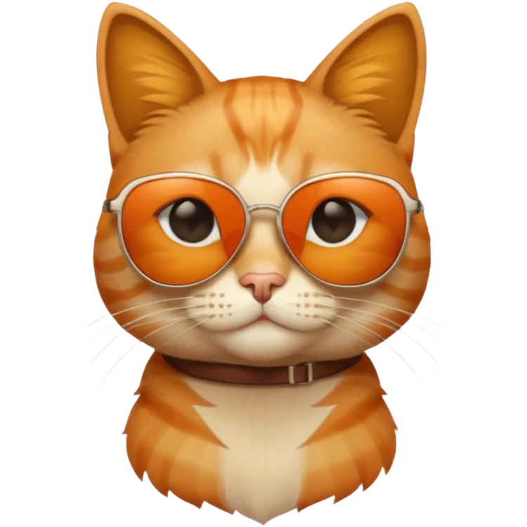 Cat wearing sunglasses emoji